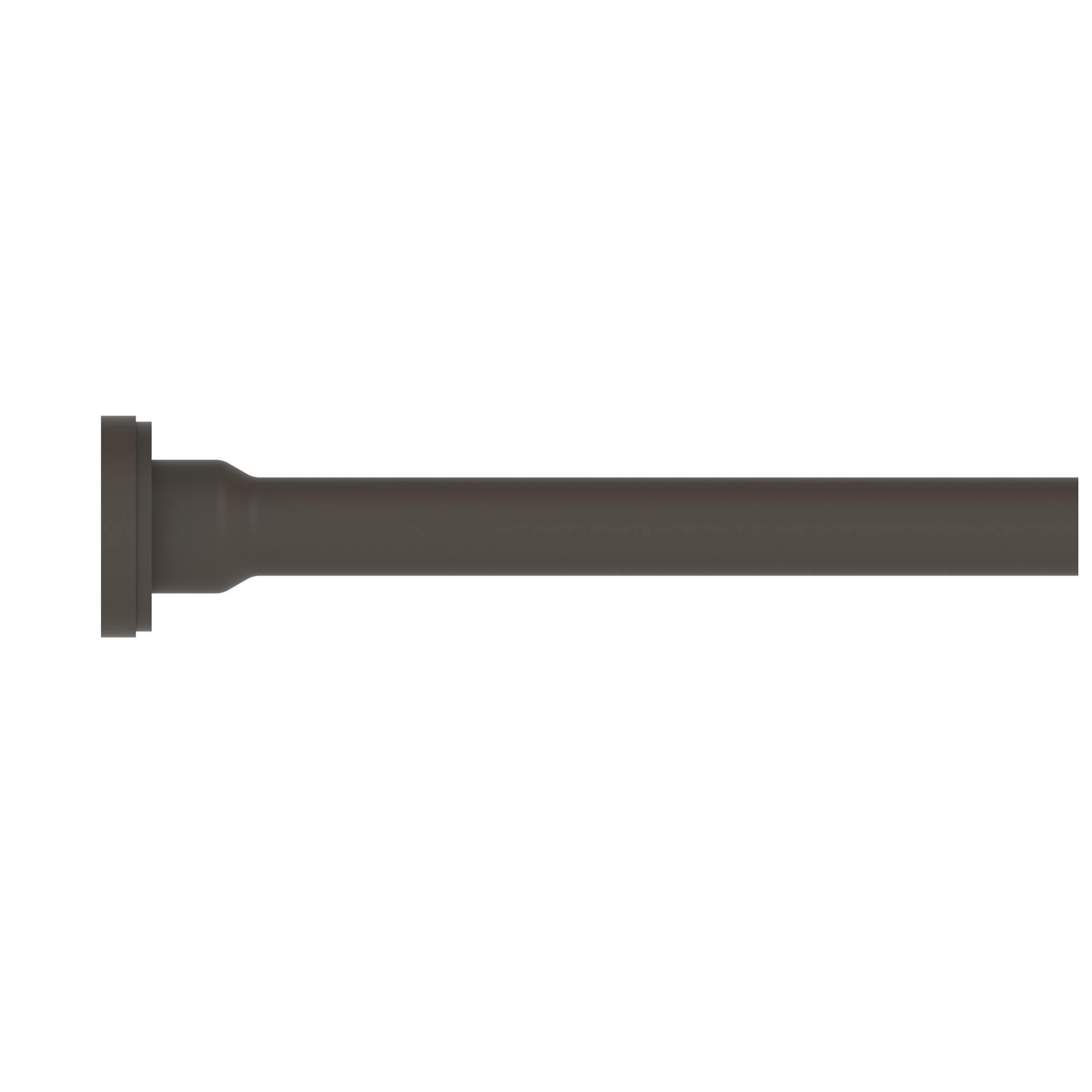 Newport Brass Brasstech 3/8" x 20" Rigid Supply Tube, Flat Head