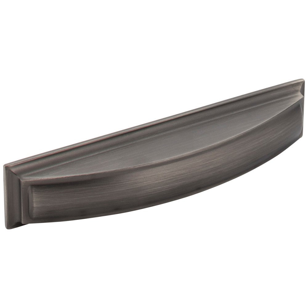 Hardware Resources 96 mm Center-to-Center Satin Nickel Square Annadale Cabinet Cup Pull