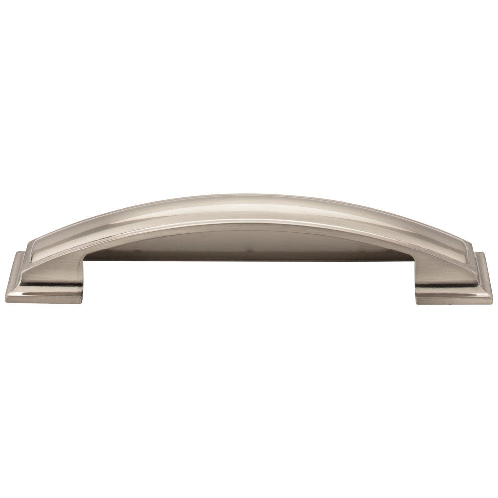 Hardware Resources 96 mm Center-to-Center Satin Nickel Square Annadale Cabinet Cup Pull