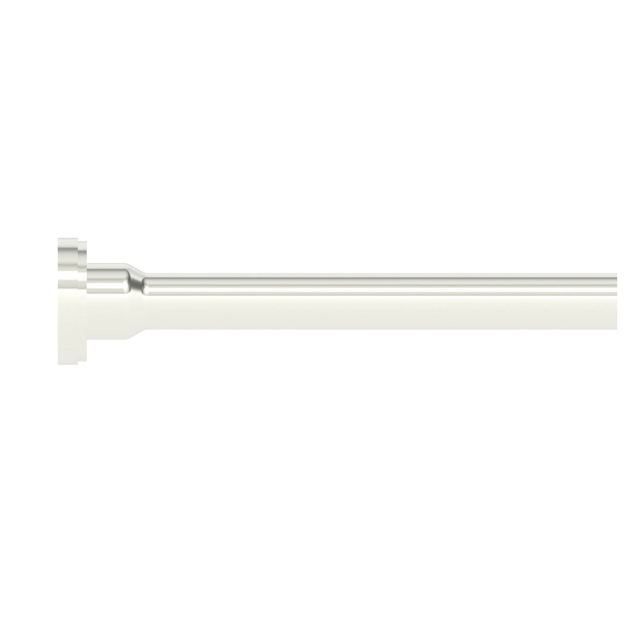 Newport Brass Brasstech 3/8" x 20" Rigid Supply Tube, Flat Head