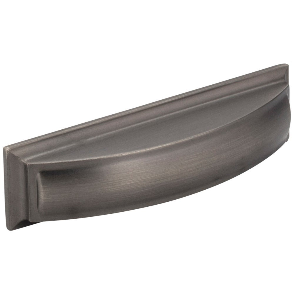 Hardware Resources 96 mm Center-to-Center Satin Nickel Square Annadale Cabinet Cup Pull