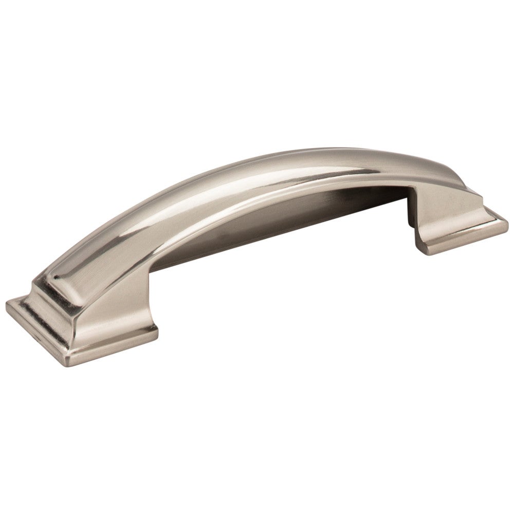 Hardware Resources 96 mm Center-to-Center Satin Nickel Square Annadale Cabinet Cup Pull