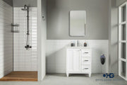 Isabel 30" White Bathroom Cabinet