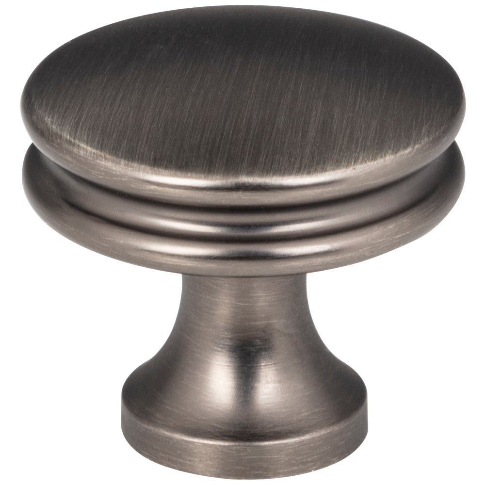 Hardware Resources 1-1/4" Diameter Satin Nickel Marie Cabinet Knob