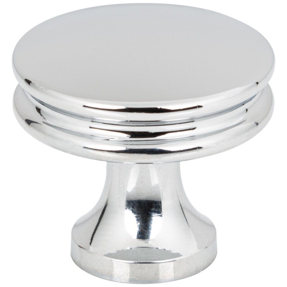 Hardware Resources 1-1/4" Diameter Satin Nickel Marie Cabinet Knob