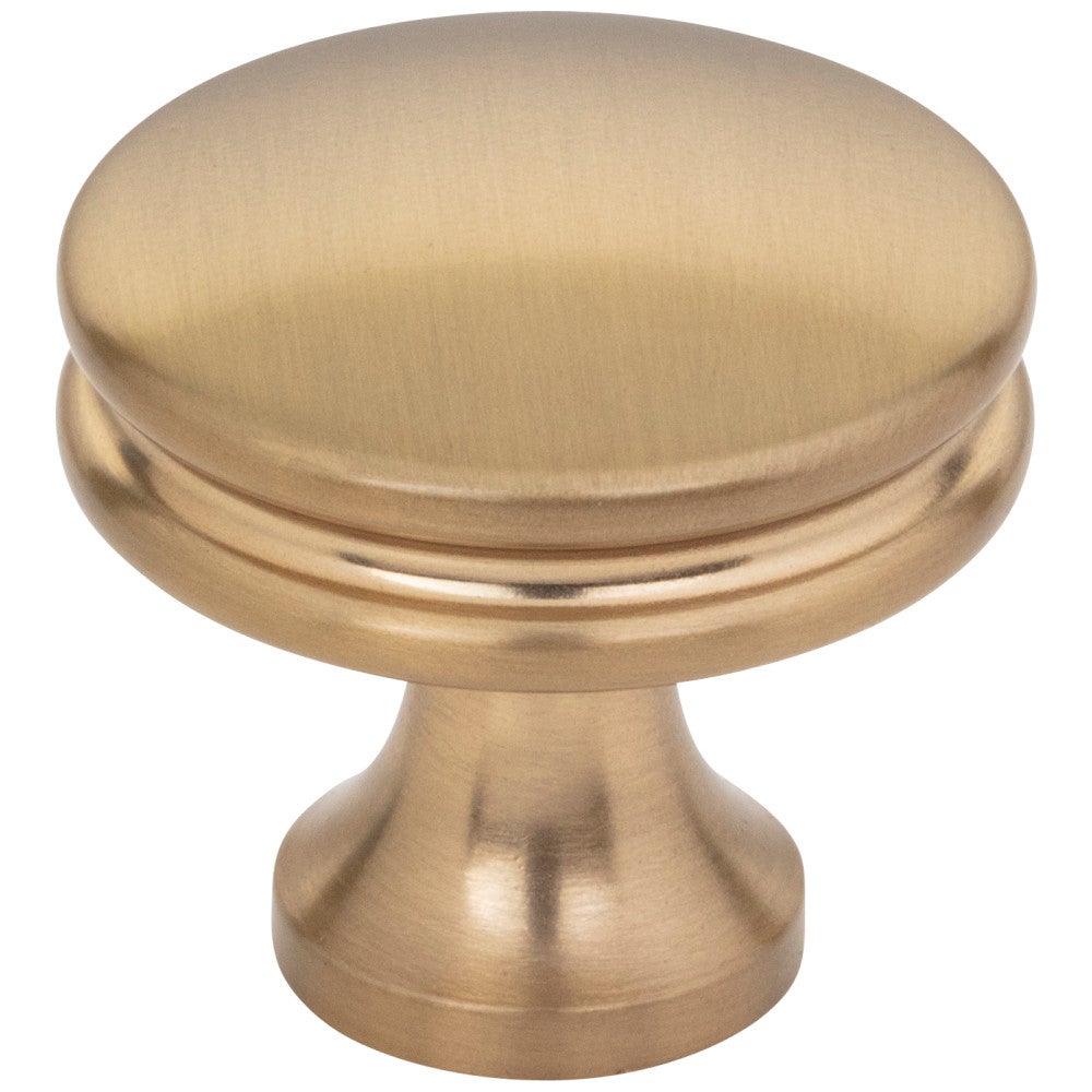 Hardware Resources 1-1/4" Diameter Satin Nickel Marie Cabinet Knob