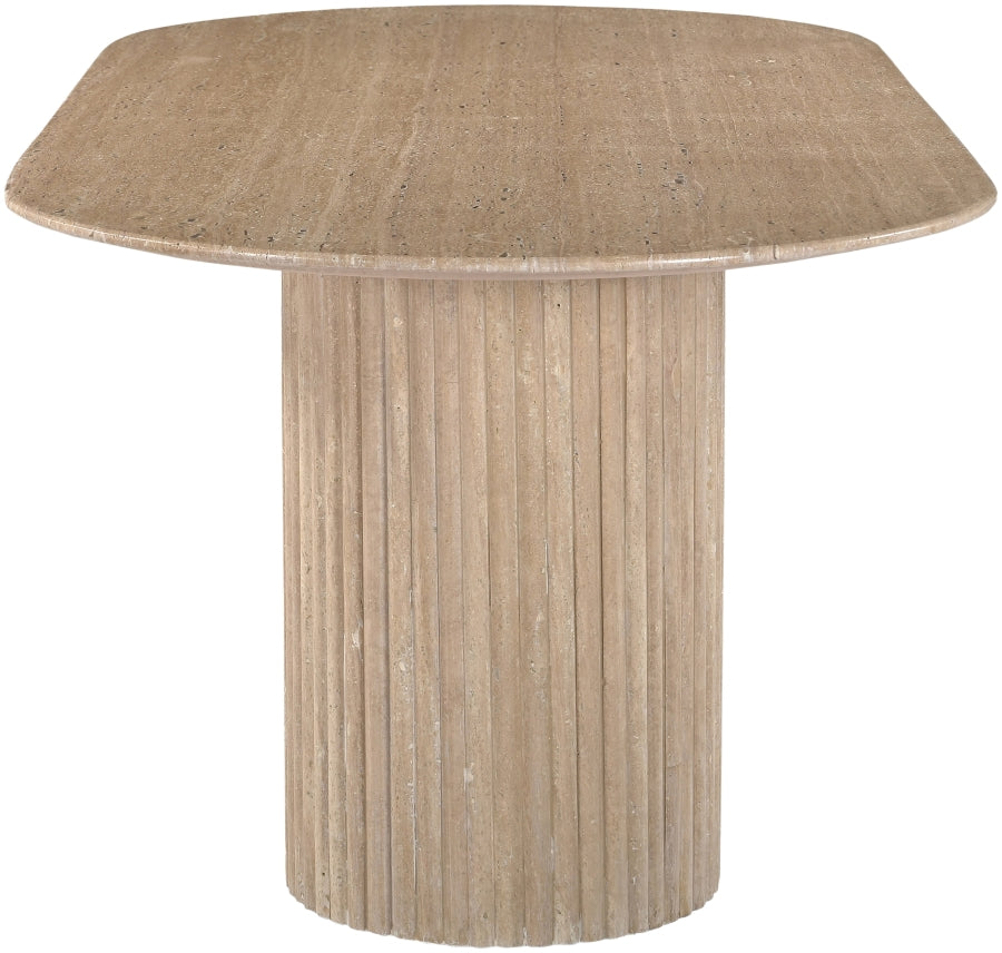 Messina 87" Travertine Dining Table