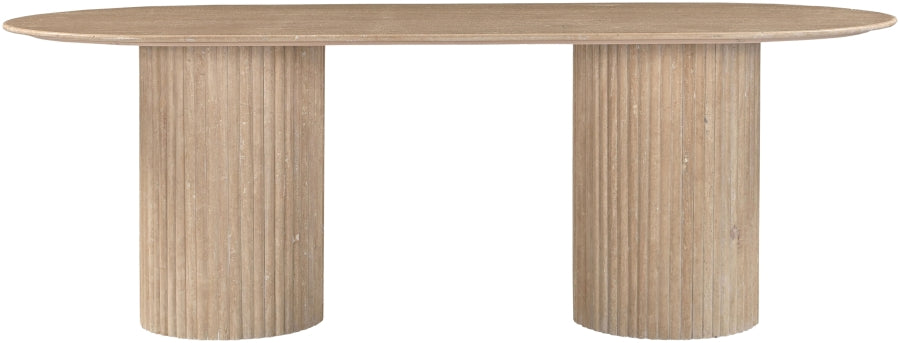 Messina 87" Travertine Dining Table