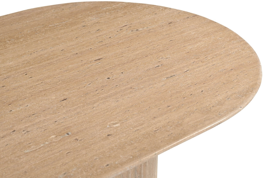 Messina 87" Travertine Dining Table
