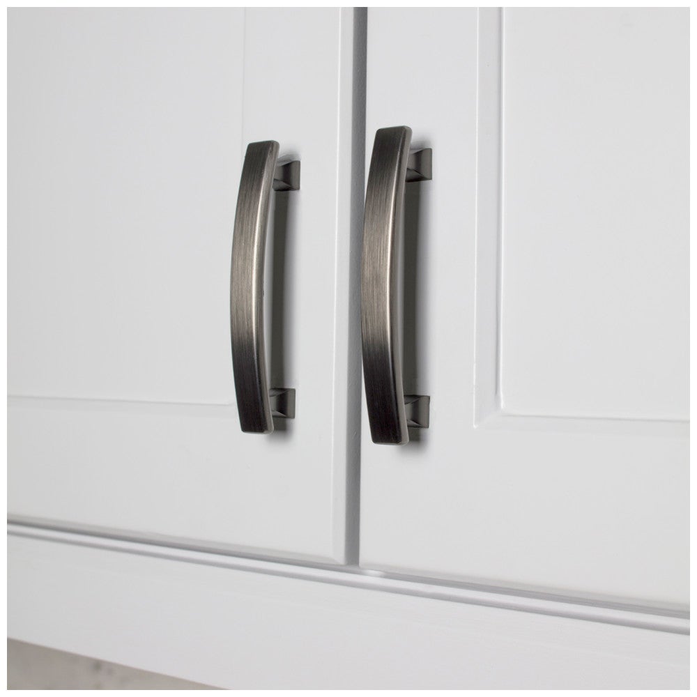 Hardware Resources 3" Center-to-Center Satin Nickel Square Hadly Cabinet Pull
