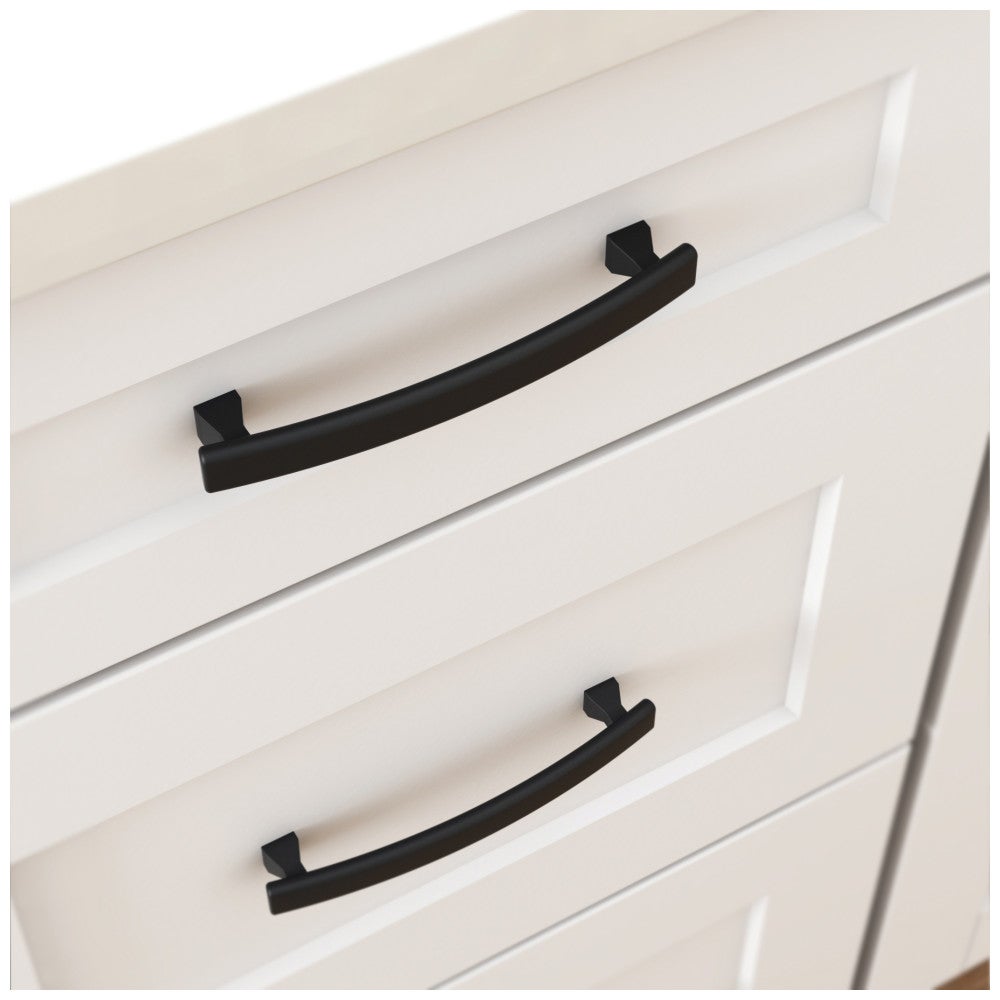 Hardware Resources 3" Center-to-Center Satin Nickel Square Hadly Cabinet Pull