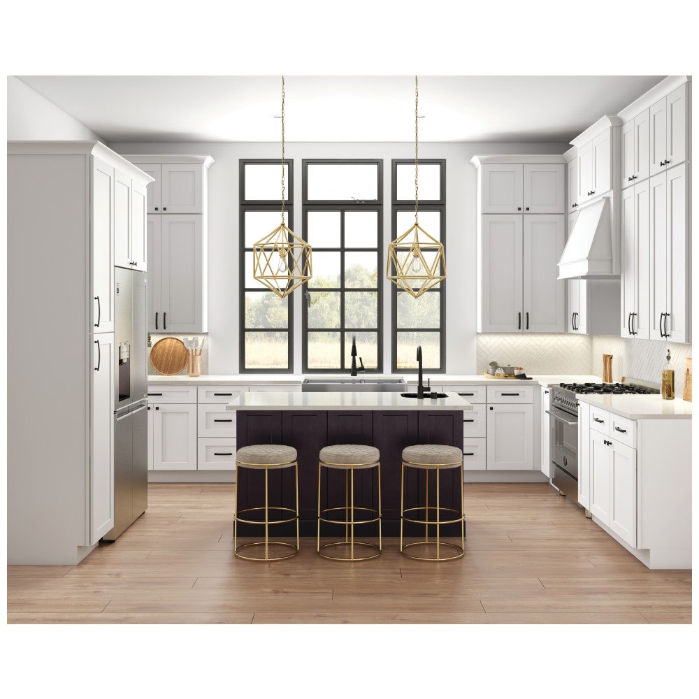 Hardware Resources 3" Center-to-Center Satin Nickel Square Hadly Cabinet Pull