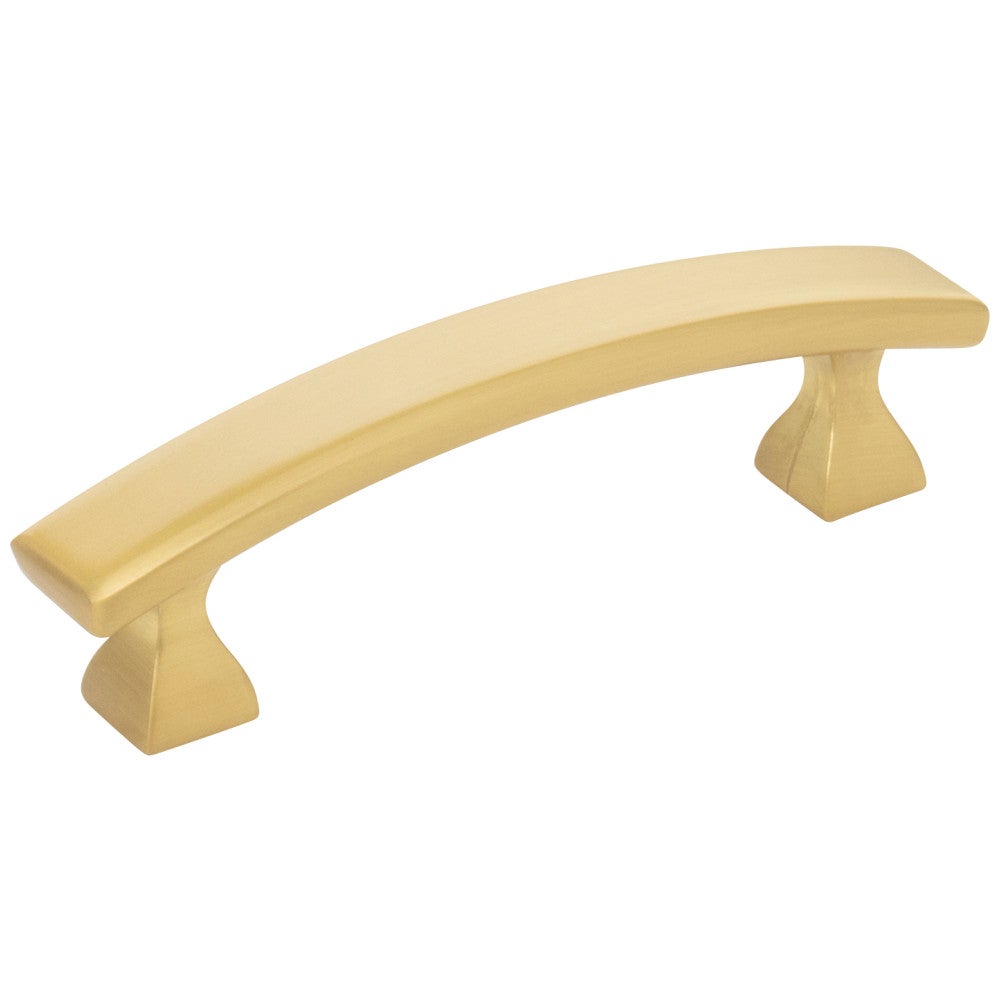 Hardware Resources 3" Center-to-Center Satin Nickel Square Hadly Cabinet Pull