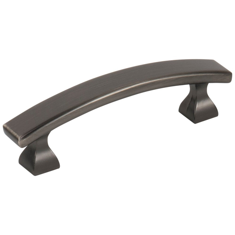 Hardware Resources 3" Center-to-Center Satin Nickel Square Hadly Cabinet Pull