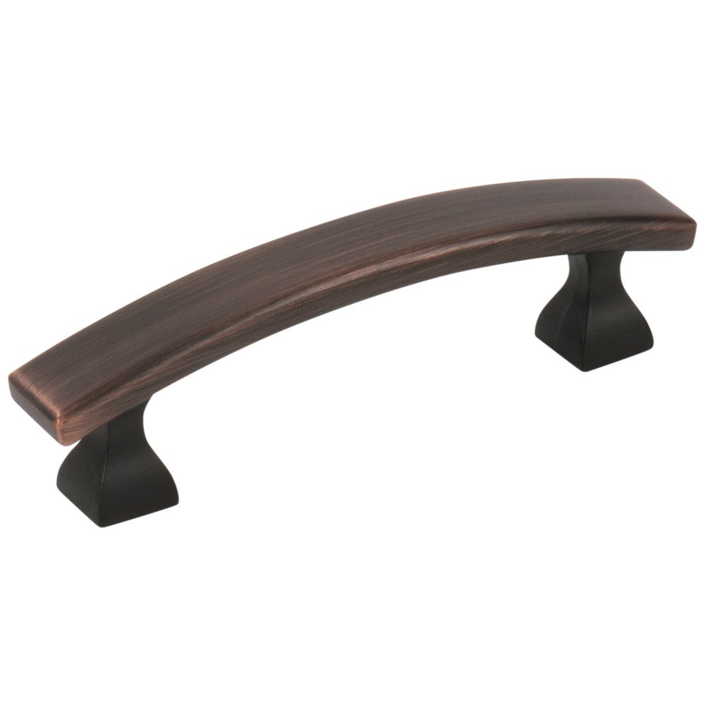 Hardware Resources 3" Center-to-Center Satin Nickel Square Hadly Cabinet Pull
