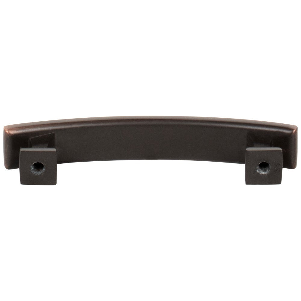 Hardware Resources 3" Center-to-Center Satin Nickel Square Hadly Cabinet Pull