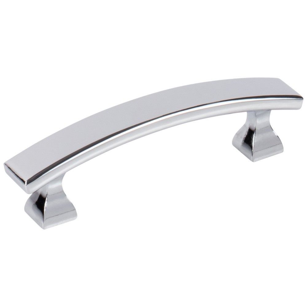 Hardware Resources 3" Center-to-Center Satin Nickel Square Hadly Cabinet Pull