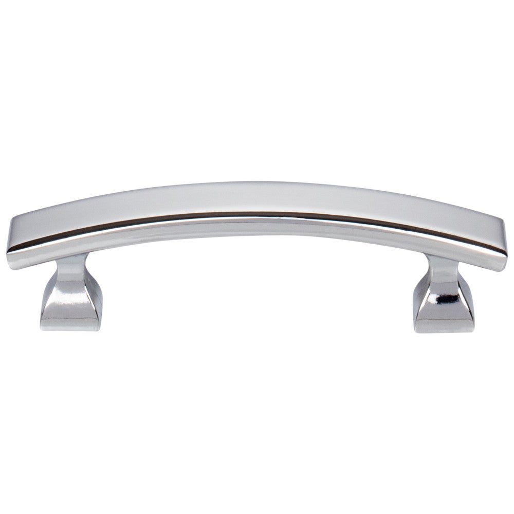 Hardware Resources 3" Center-to-Center Satin Nickel Square Hadly Cabinet Pull