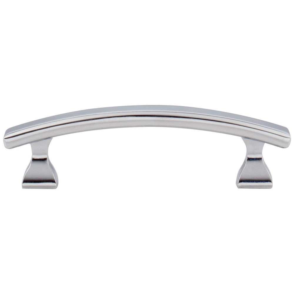Hardware Resources 3" Center-to-Center Satin Nickel Square Hadly Cabinet Pull