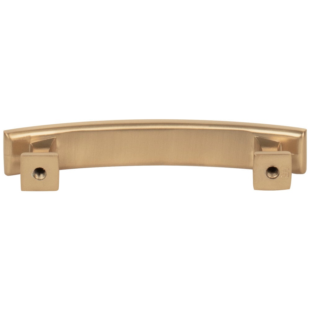 Hardware Resources 3" Center-to-Center Satin Nickel Square Hadly Cabinet Pull