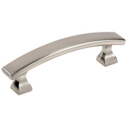 Hardware Resources 3" Center-to-Center Satin Nickel Square Hadly Cabinet Pull