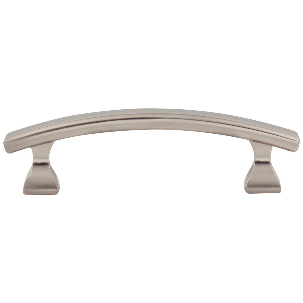 Hardware Resources 3" Center-to-Center Satin Nickel Square Hadly Cabinet Pull
