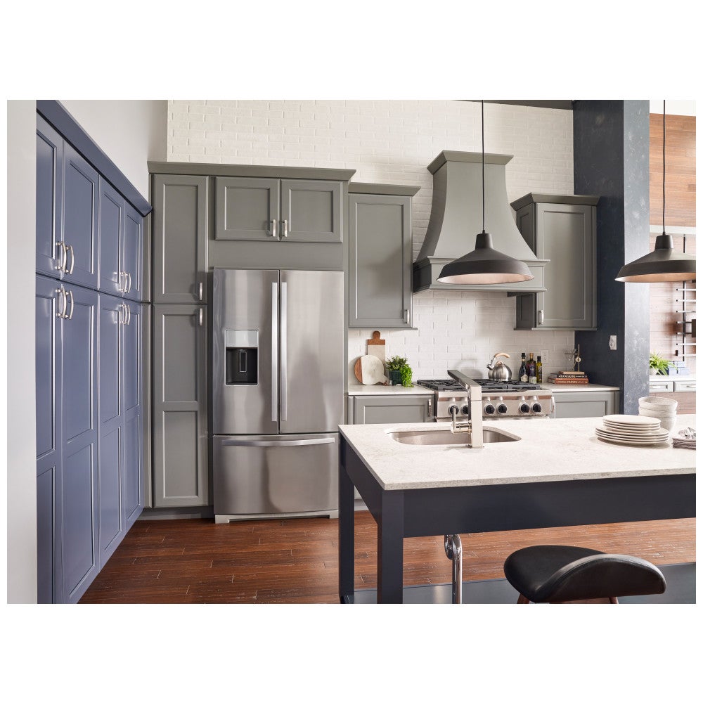 Hardware Resources 3" Center-to-Center Satin Nickel Square Hadly Cabinet Pull