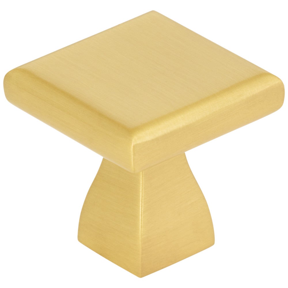 Hardware Resources 1" Overall Length Satin Nickel Square Hadly Cabinet Knob