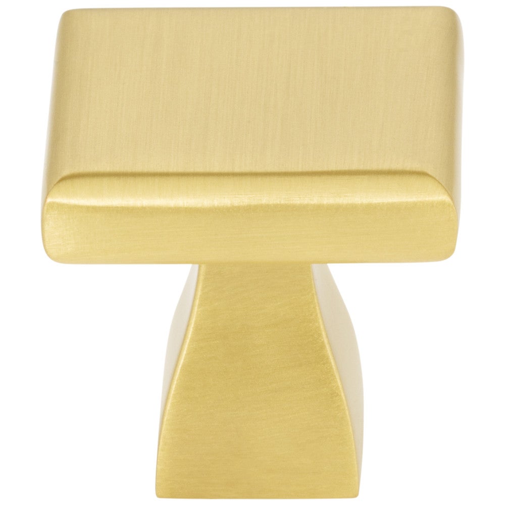Hardware Resources 1" Overall Length Satin Nickel Square Hadly Cabinet Knob