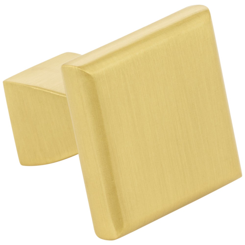 Hardware Resources 1" Overall Length Satin Nickel Square Hadly Cabinet Knob