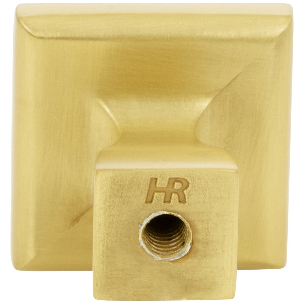 Hardware Resources 1" Overall Length Satin Nickel Square Hadly Cabinet Knob