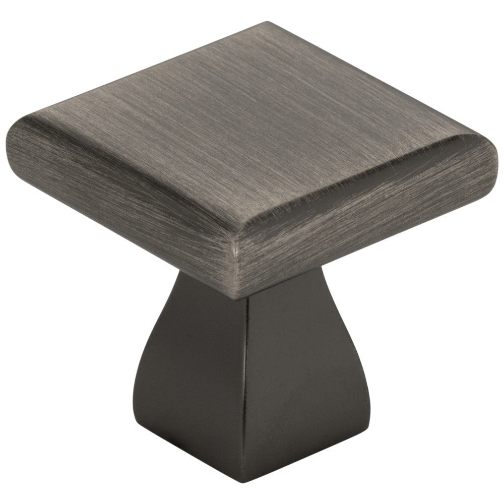 Hardware Resources 1" Overall Length Satin Nickel Square Hadly Cabinet Knob