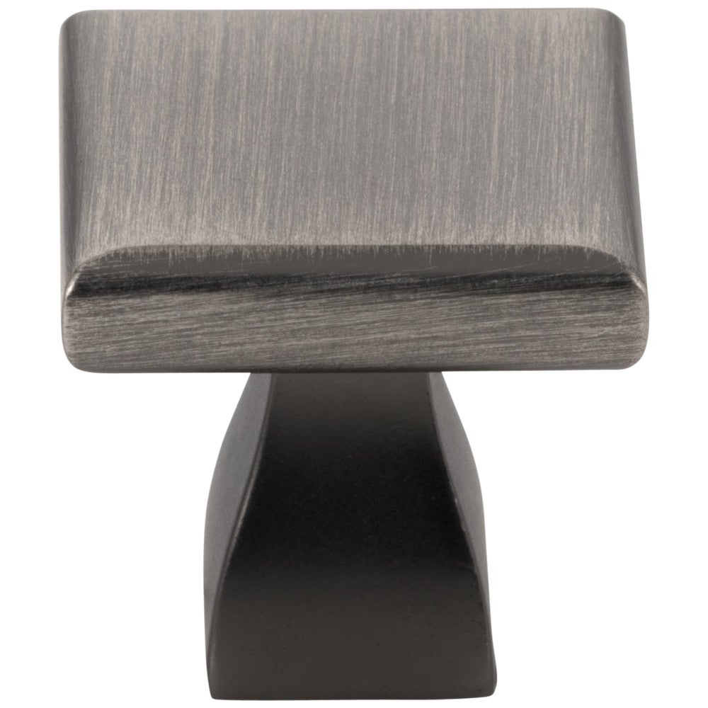 Hardware Resources 1" Overall Length Satin Nickel Square Hadly Cabinet Knob