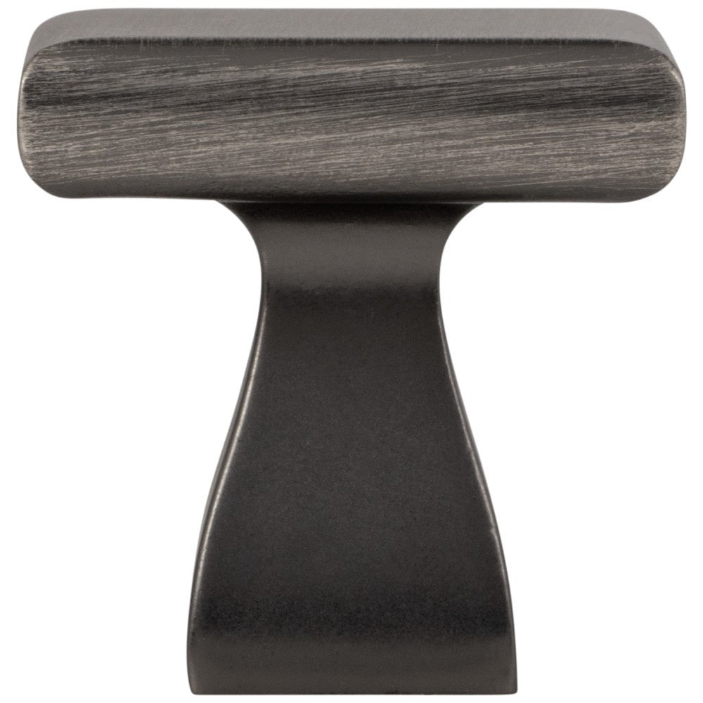 Hardware Resources 1" Overall Length Satin Nickel Square Hadly Cabinet Knob
