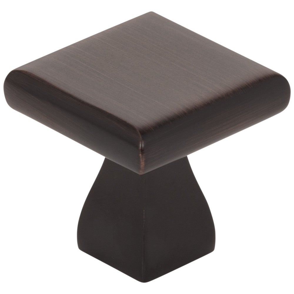 Hardware Resources 1" Overall Length Satin Nickel Square Hadly Cabinet Knob