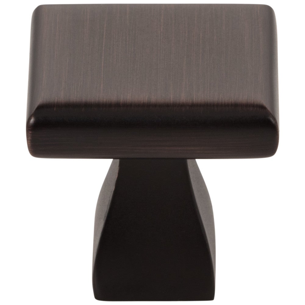 Hardware Resources 1" Overall Length Satin Nickel Square Hadly Cabinet Knob