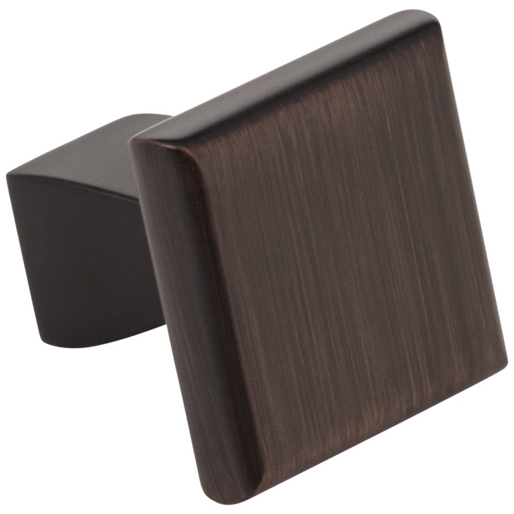 Hardware Resources 1" Overall Length Satin Nickel Square Hadly Cabinet Knob