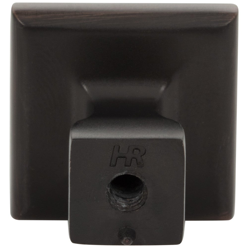 Hardware Resources 1" Overall Length Satin Nickel Square Hadly Cabinet Knob