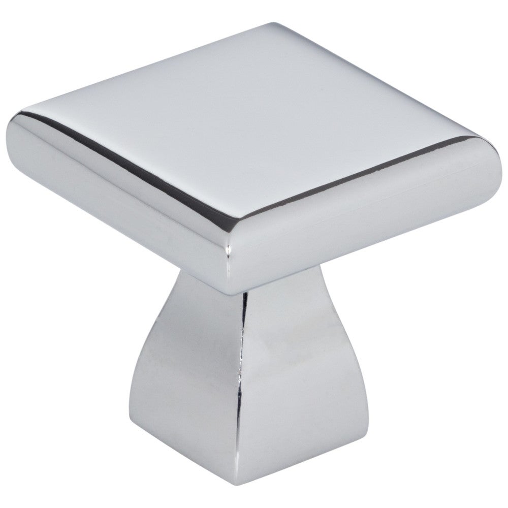 Hardware Resources 1" Overall Length Satin Nickel Square Hadly Cabinet Knob