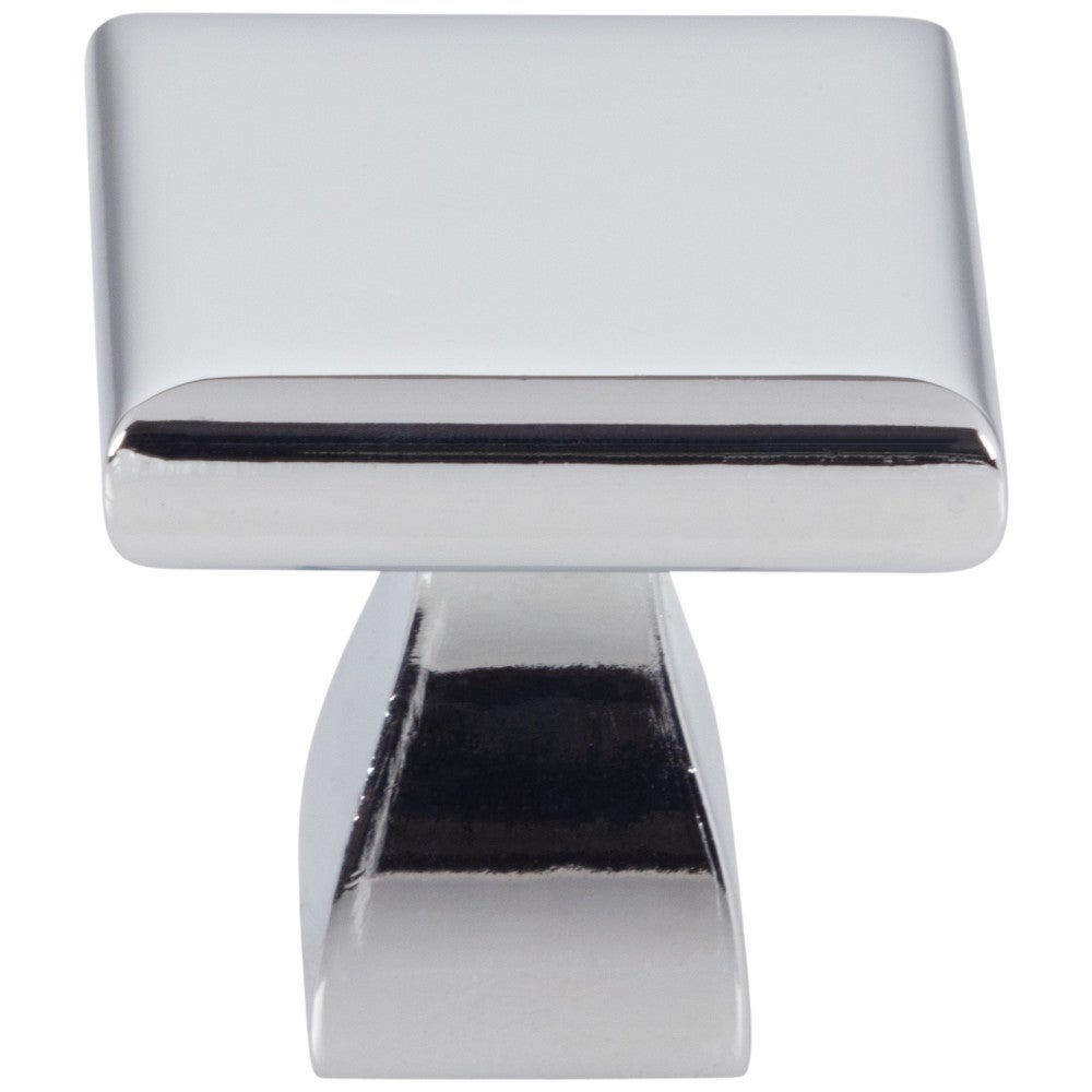 Hardware Resources 1" Overall Length Satin Nickel Square Hadly Cabinet Knob