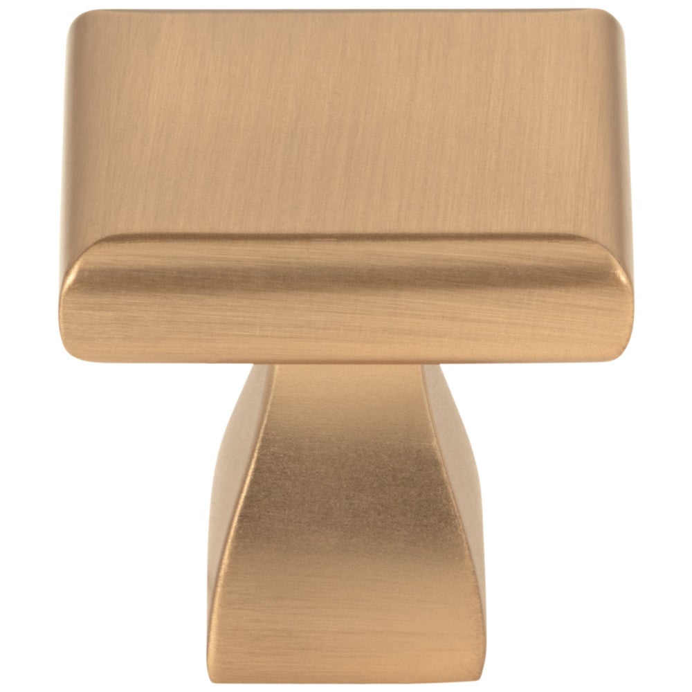 Hardware Resources 1" Overall Length Satin Nickel Square Hadly Cabinet Knob