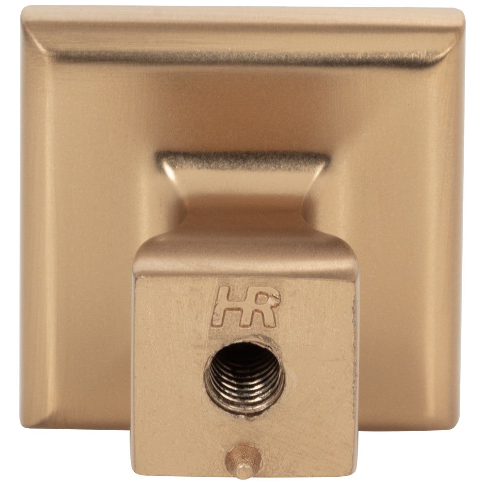 Hardware Resources 1" Overall Length Satin Nickel Square Hadly Cabinet Knob