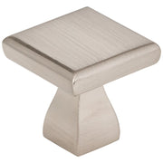Hardware Resources 1" Overall Length Satin Nickel Square Hadly Cabinet Knob