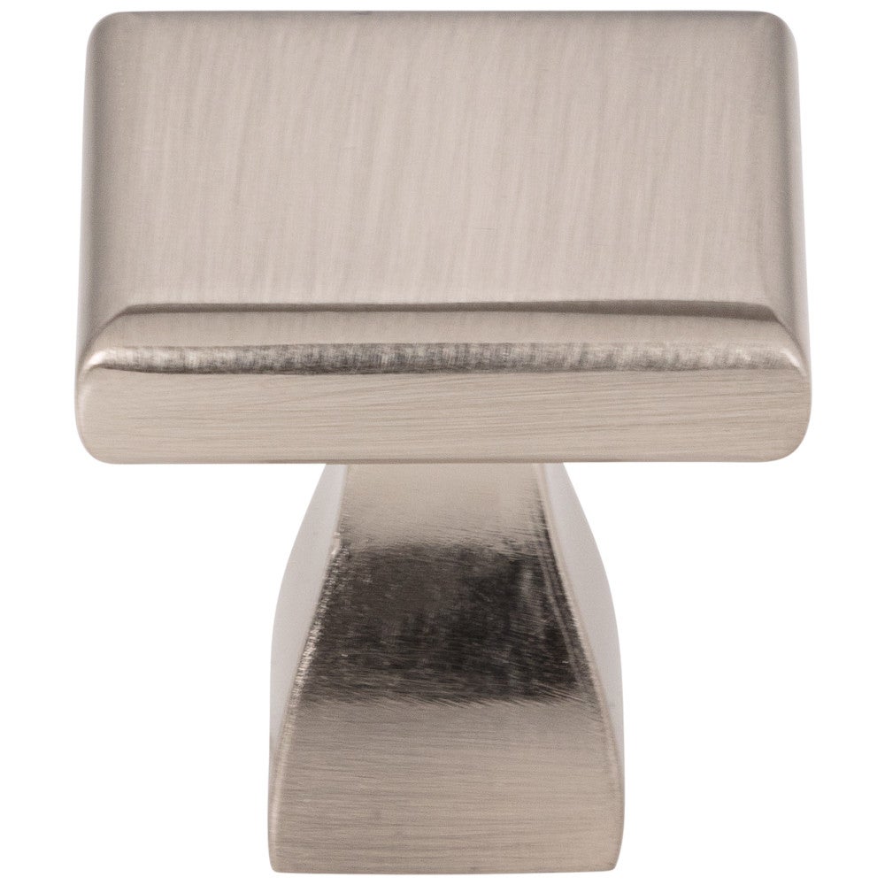 Hardware Resources 1" Overall Length Satin Nickel Square Hadly Cabinet Knob
