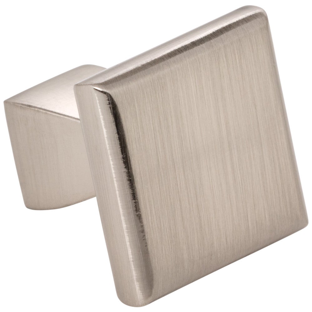 Hardware Resources 1" Overall Length Satin Nickel Square Hadly Cabinet Knob