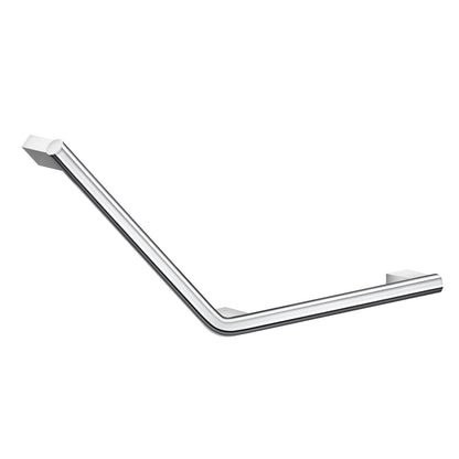 LIVING - Grab Bar V-shape, Left. Chromed stainless steel, 400 x 400 mm