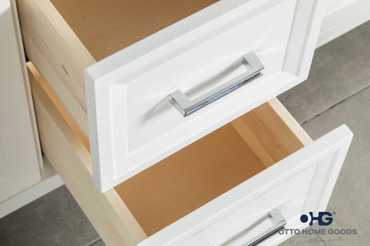 Isabel 36" White Bathroom Cabinet