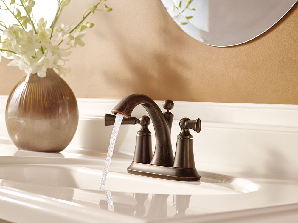 Wynford Two-handle Centerset Bathroom Sink Faucet