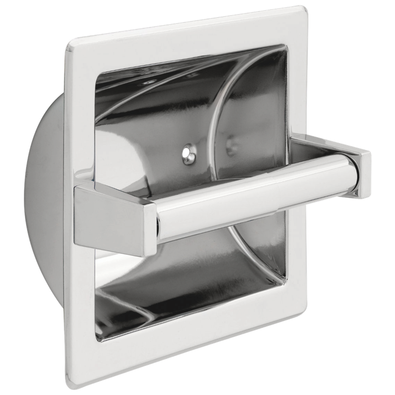 Delta Other Brass Recessed Paper Holder with Brass Roller
