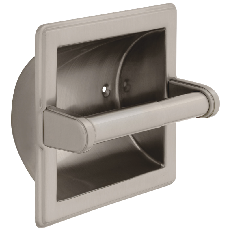 Delta Other Brass Recessed Paper Holder with Brass Roller